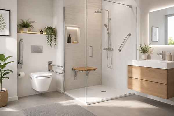Installation d'une douche sécurisée PMR en Provence-Alpes-Côte d'Azur